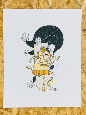 “Smokin’ Barrel” Art Print by Stivo