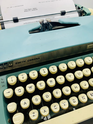SCM Smith-Corona Super Sterling Typewriter
