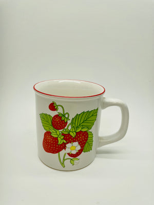 Vintage Strawberry Mug