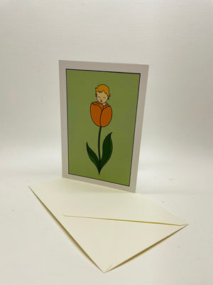 Jo Moyer-Battick Tulip Card
