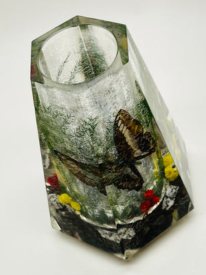 Lucite Flower Vase