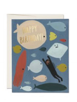 Scuba Birthday Card