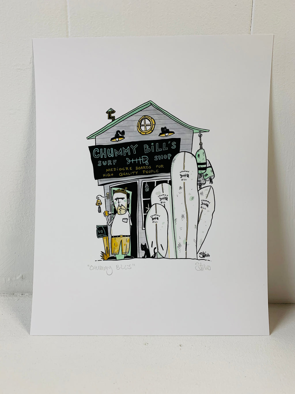 Chummy Bill's Print by Stivo