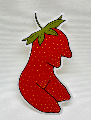 Strawberry Bod Jo Moyer-Battick Sticker