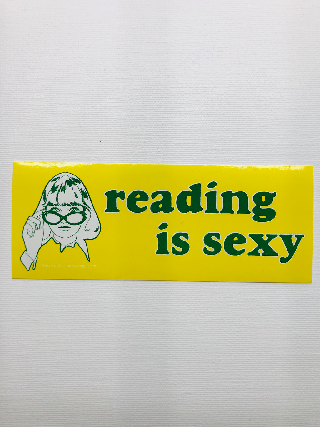 Reading is Sexy Sticker