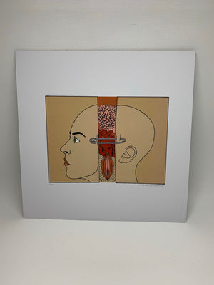 Safety Pin 12x12 Giclee Print