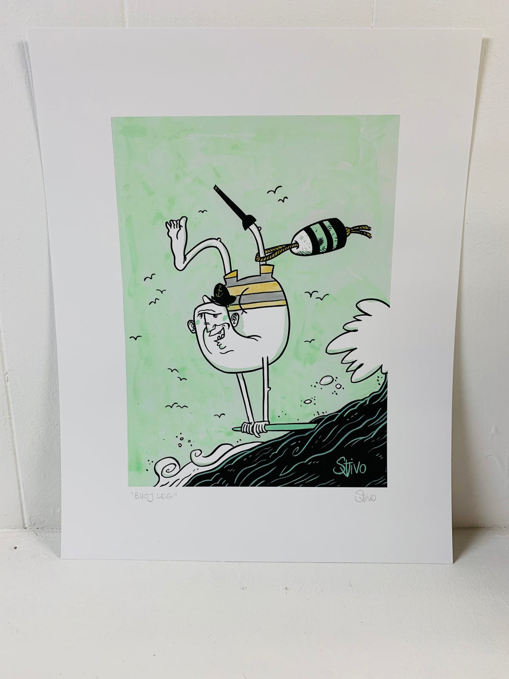 Buoy Leg Print by Stivo