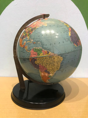 Globe with Metal Base