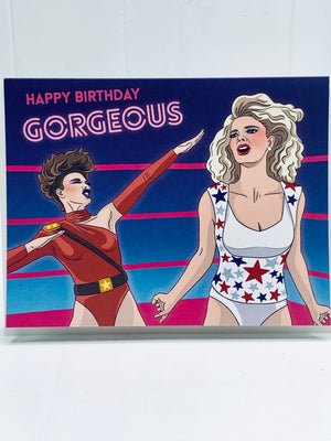 GLOW Happy Birthday Gorgeous Card
