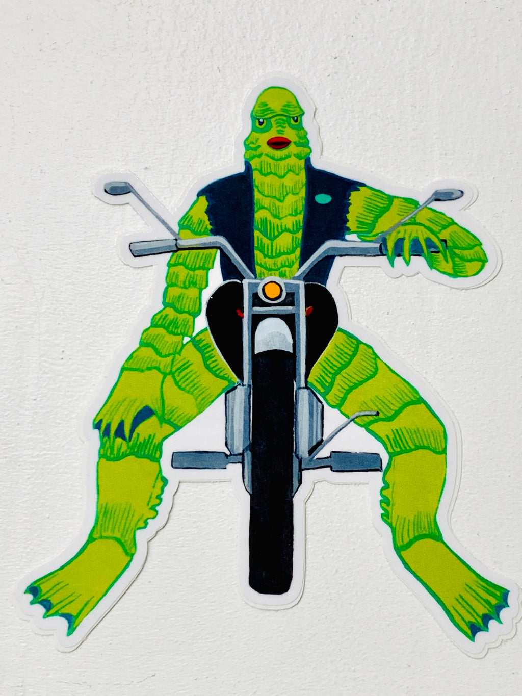 Creature Biker Sticker