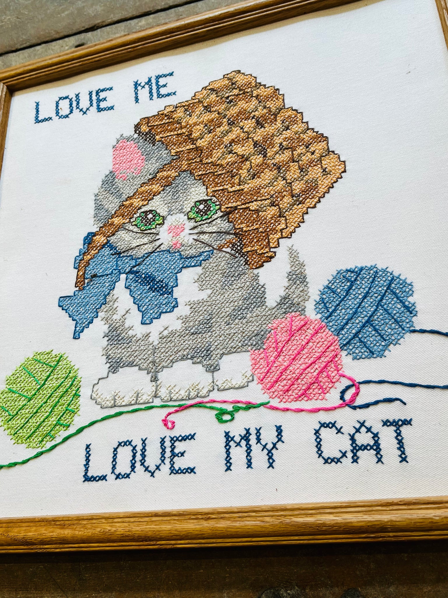 Cat Cross Stitch Art