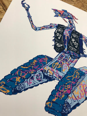 Johnny-5 8x8in Giclee Print by Ryan LaMunyon
