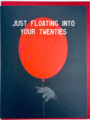 Just Floating Into Your Twenties Card