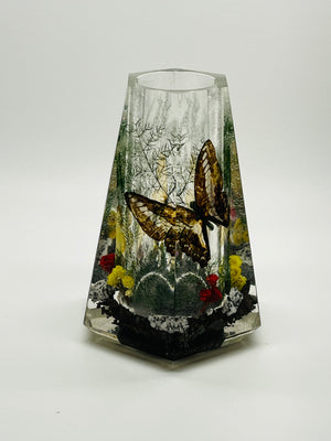 Lucite Flower Vase