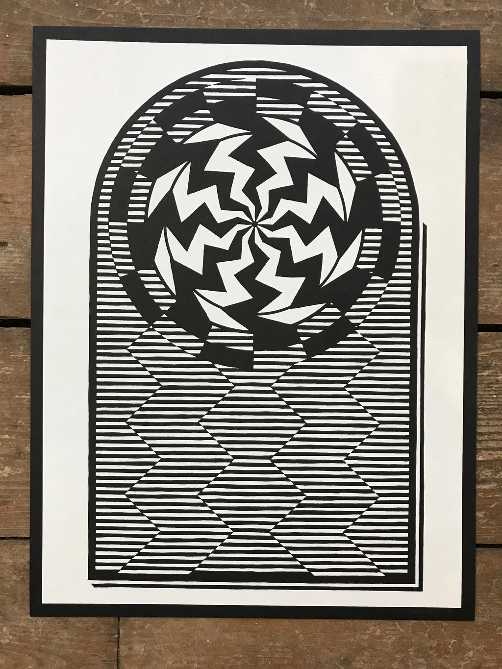 “it’s A Process” 12x16in. Screen Print by Kris Johnsen