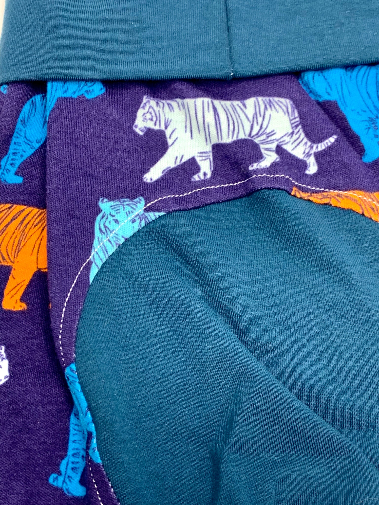 Mama Hen Grow with Me Pants (Tiger Doodles)