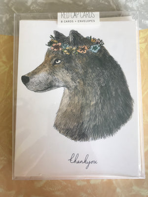 Wolf Thank You Card Set
