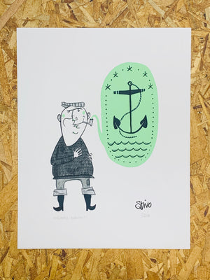 Anchors Aweigh! Print by Stivo