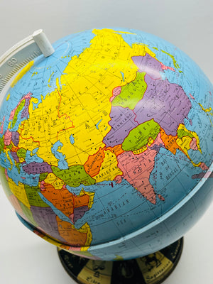 Metal Globe with Signs