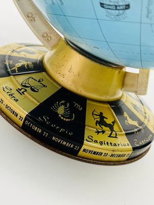 Metal Globe with Signs