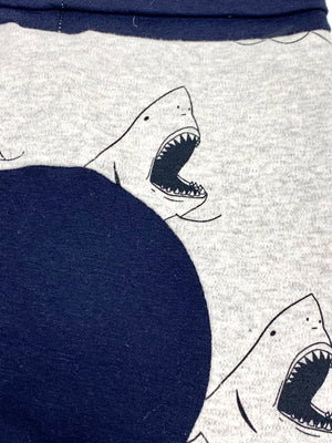 Mama Hen Grow with Me Pants (shark)