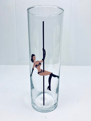 Lady Stripper Glass