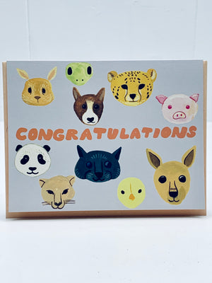 Animal Congratulations Card