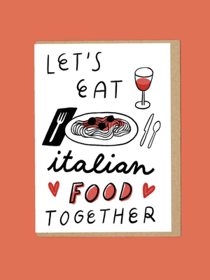 Italian Food Card