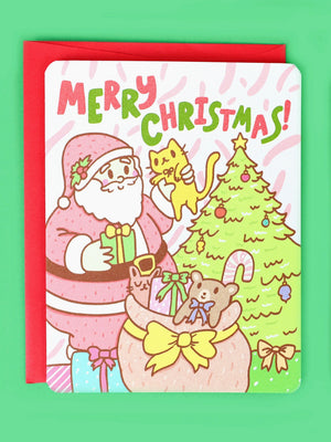 Jolly Santa Card