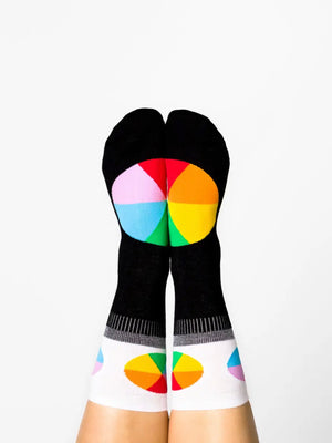 Ladies Color Wheel Socks