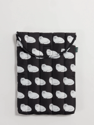Fluffy Cat Puffy Laptop Sleeve
