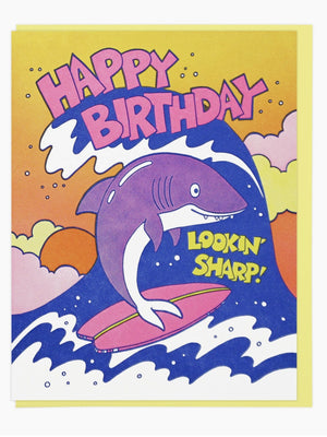 Lookin' Sharp Birthday Card