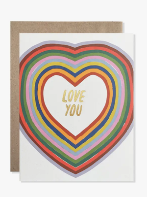 Love You Hearts Card