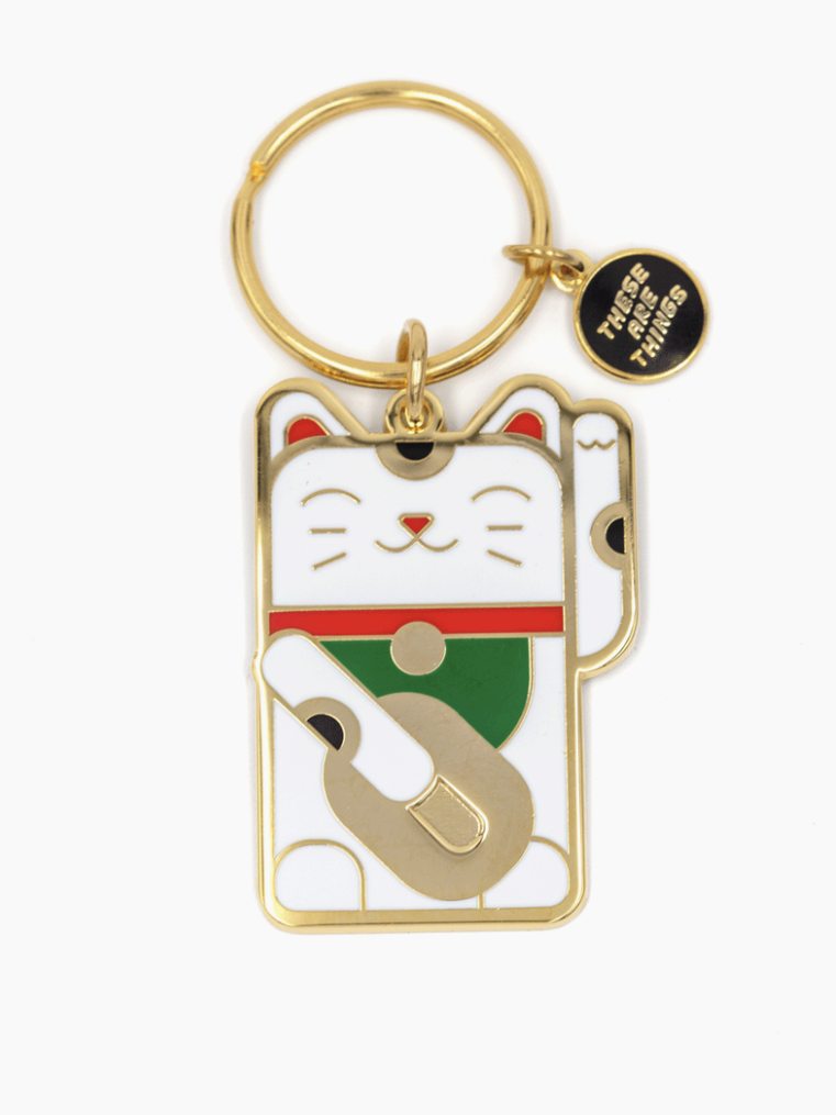 Lucky Cat Keychain