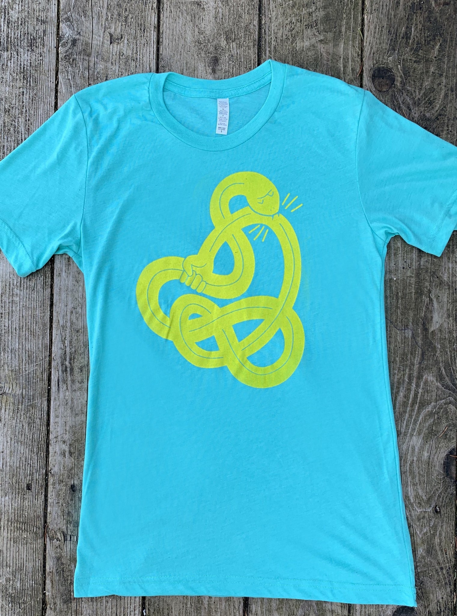 Men's Yellow Snake Tee