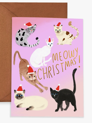 Feline Christmas Card
