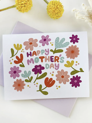 Bold Florals Mother's Day Card