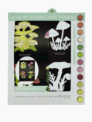 Mushroom Taxonomy Paint-by-Number Kit