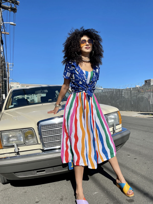Salvation Stripe Naomi Dress