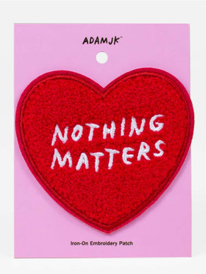 Nothing Matters Heart Patch