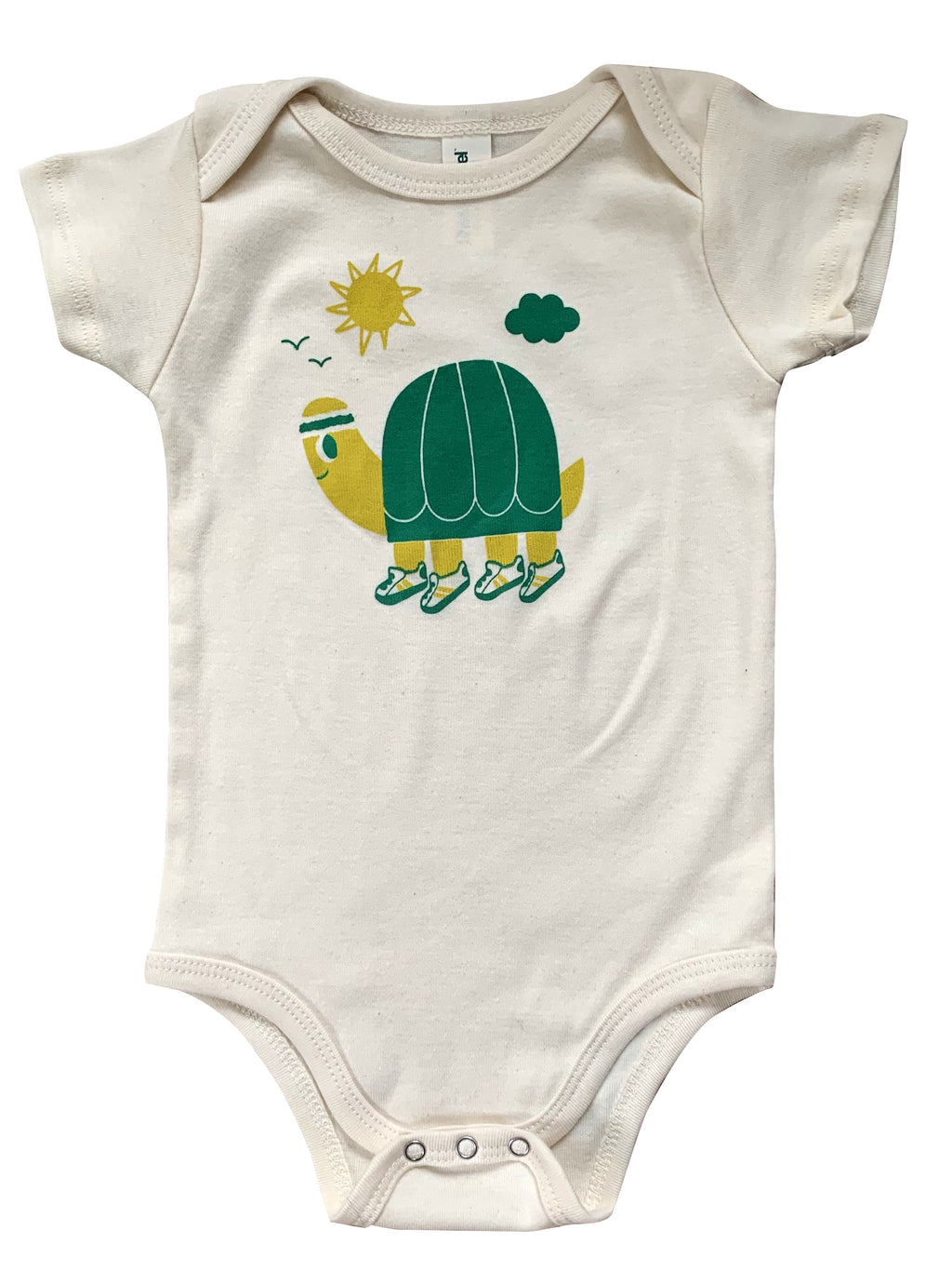 Organic Turtle Baby One Piece