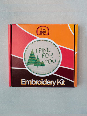 I Pine For You Embroidery Kit