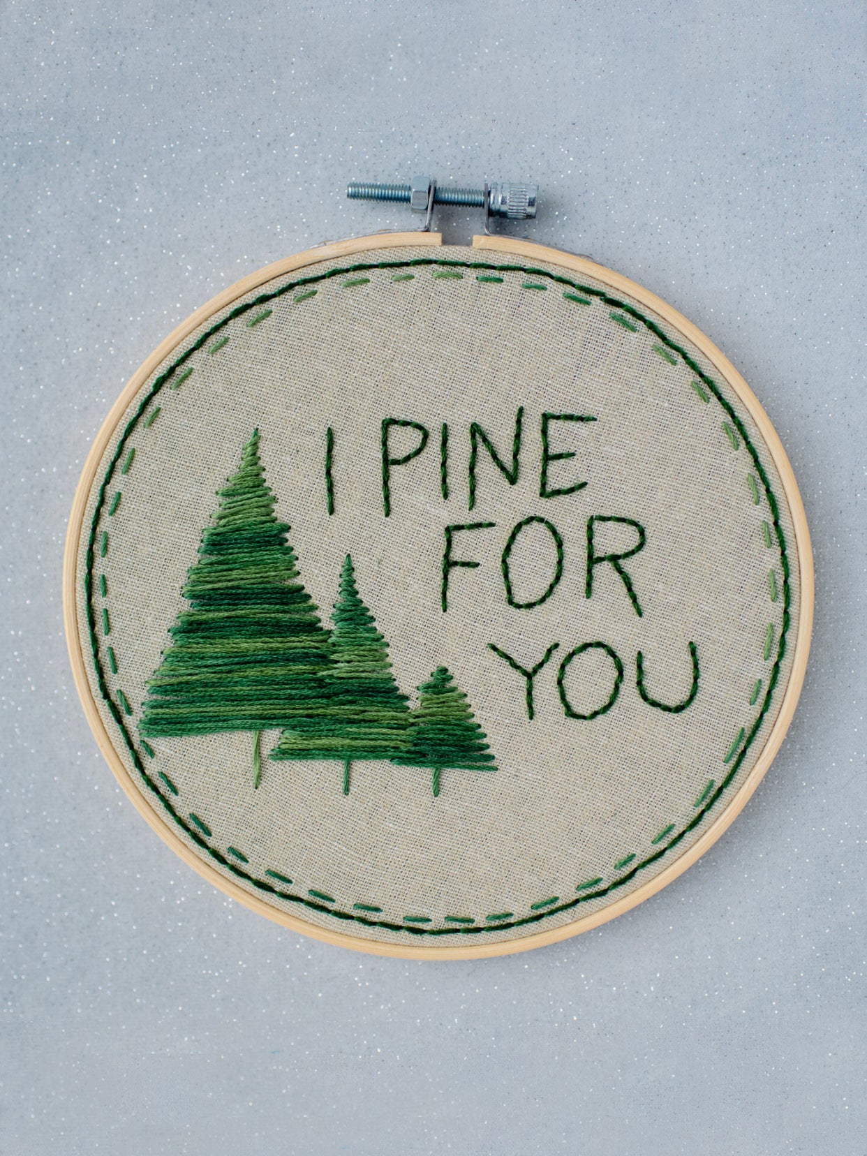 I Pine For You Embroidery Kit