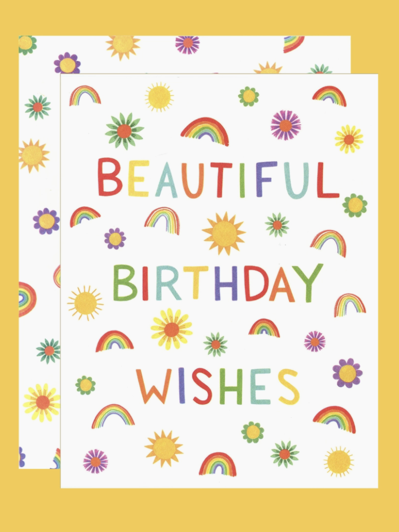 Rainbows Birthday Card