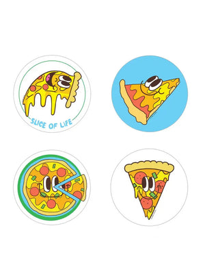 Pizza Scratch and Sniff Sticker Set