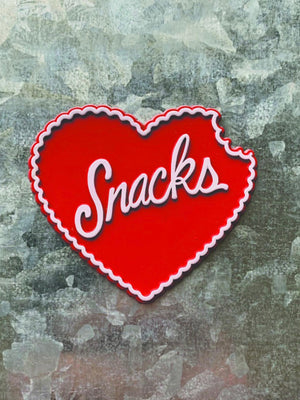 Snacks Heart Magnet