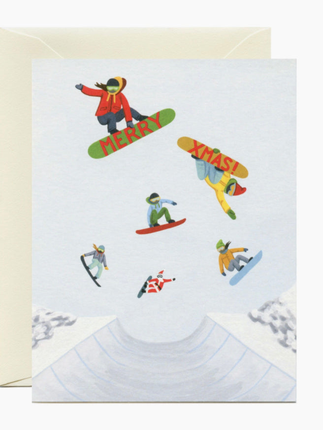 Snowboarders Card Set