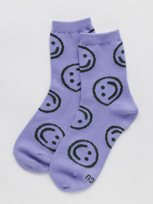 Lavender Happy Socks