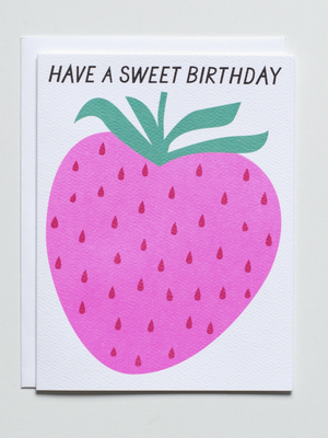 Strawberry Sweet Birthday Card