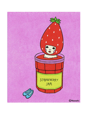 Strawberry Jam Bath Print